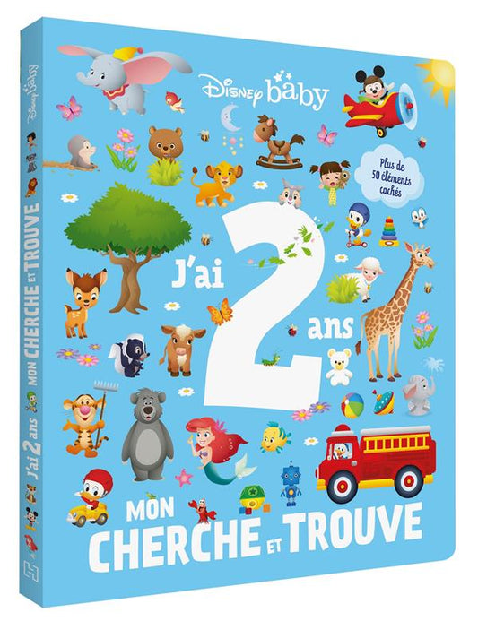 Livre Mon Cherche et Trouve "J'ai 2 ans" Disney Baby
