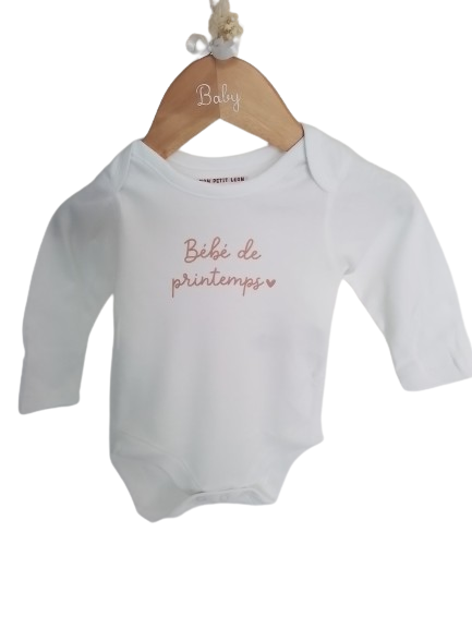 Body "Bébé de printemps"