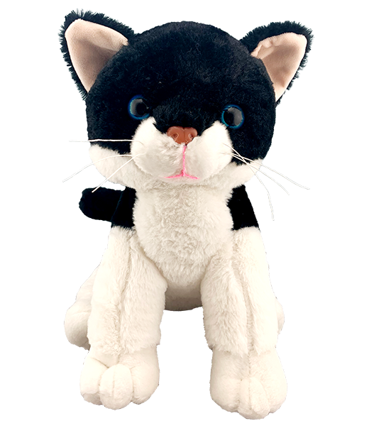 Kit "Fabrique ta peluche" Peluche Chat Salt N Pepper Cat