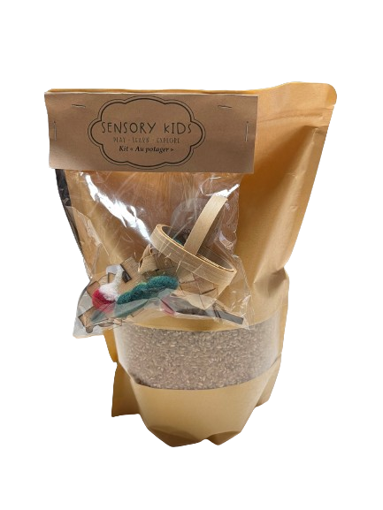Riz sensoriel kit "Au potager"