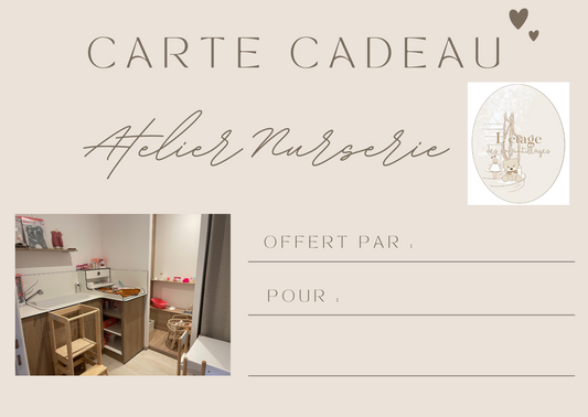 Carte-Cadeau Atelier Nurserie