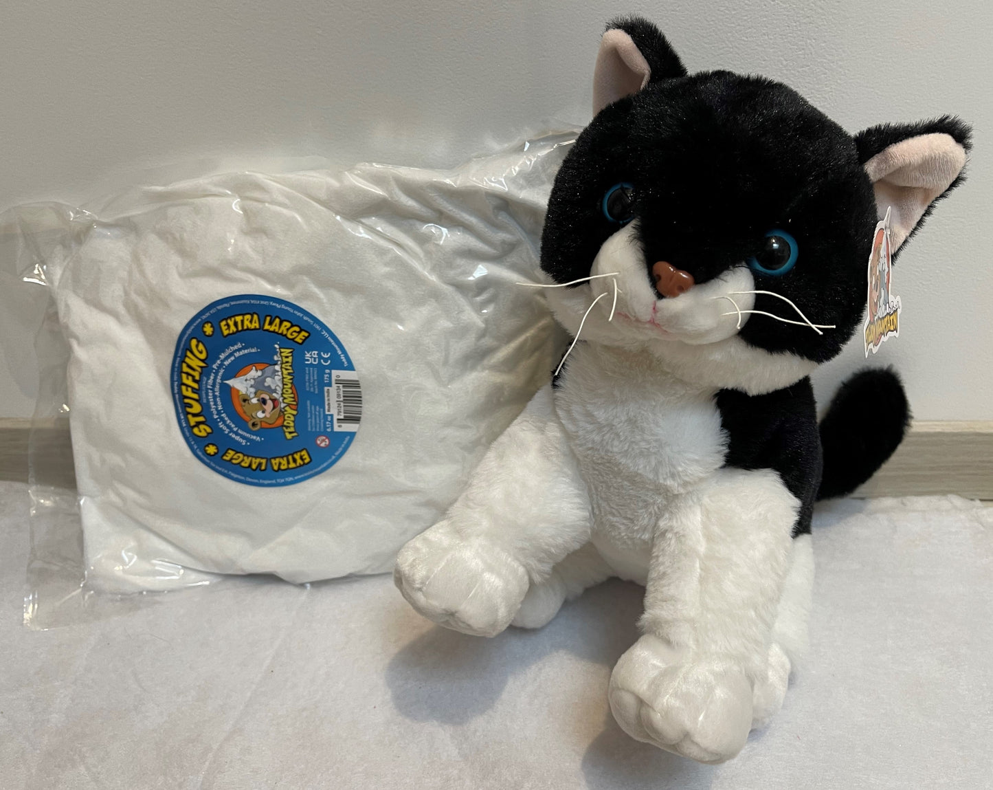 Kit "Fabrique ta peluche" Peluche Chat Salt N Pepper Cat