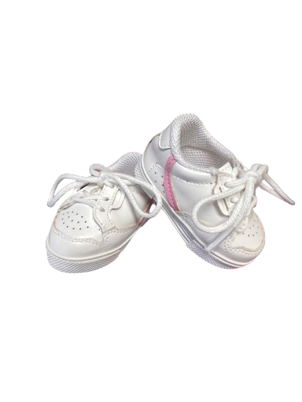Accessoire Poupées Baskets blanc et rose