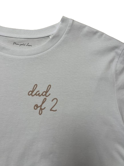 T-Shirt adulte "Dad of 2"