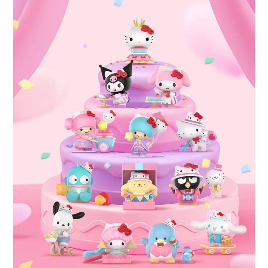 Pop Mart Sanrio Characters Hello Kitty 50th Anniversary Series Figures