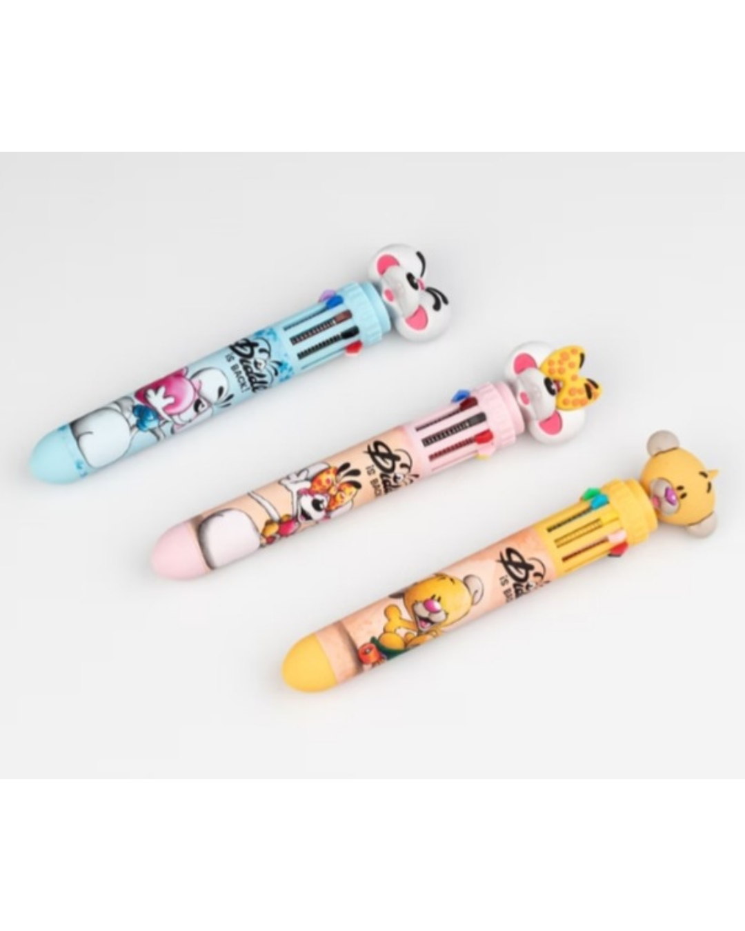 Diddl Stylo 3D 10 couleurs Pimboli