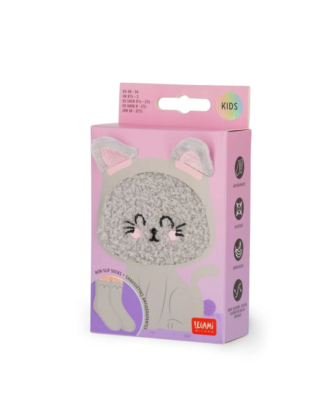 Legami Chaussettes antidérapantes enfant Kitty
