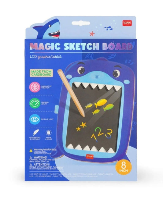 Legami Ardoise Portable LCD Shark Magic Sketch Board