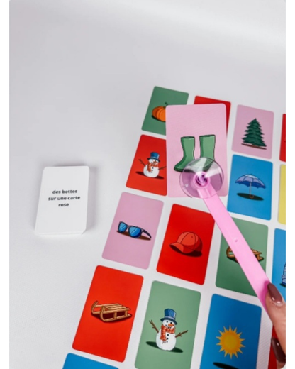 Plume et Papote Jeu pédagogique Distracto Les Saisons