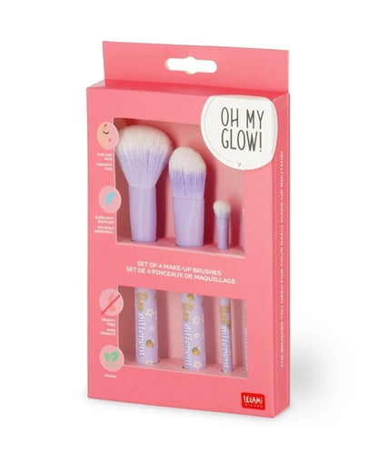 Legami Set de 4 pinceaux de maquillage Bee