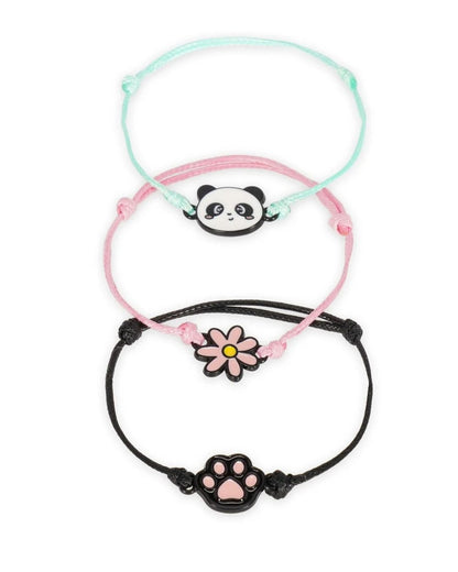 Legami Set de 3 bracelets Panda