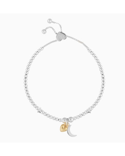 Life Charms Bracelet "Je t’aime jusqu'à la lune et retour"