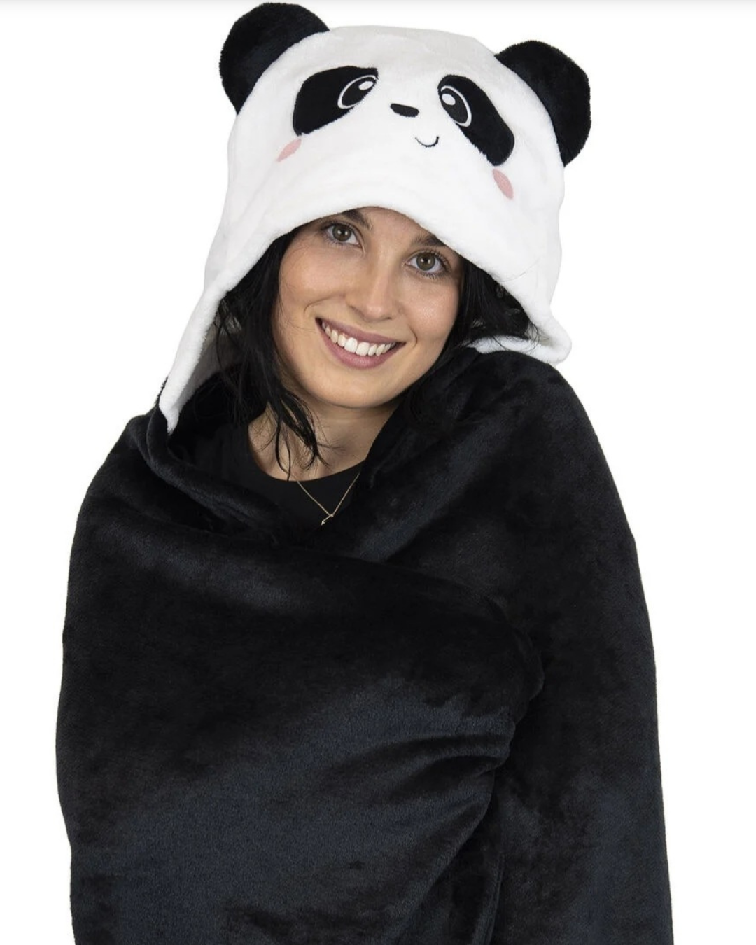 Legami Couverture à capuche Panda Cosy Hugs