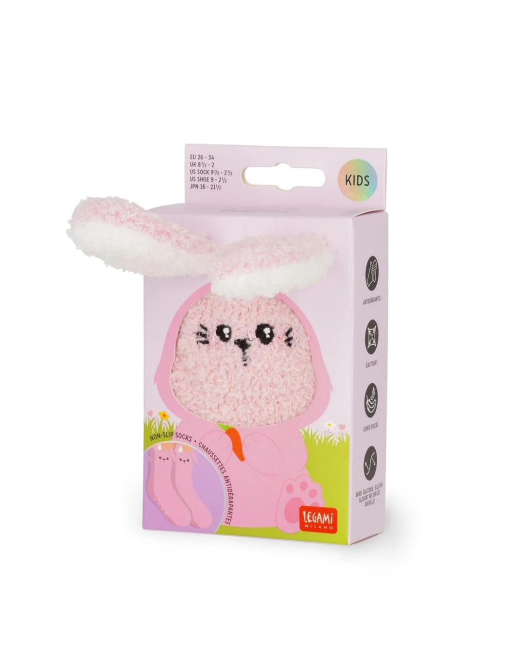 Legami Chaussettes antidérapantes enfant Lapin
