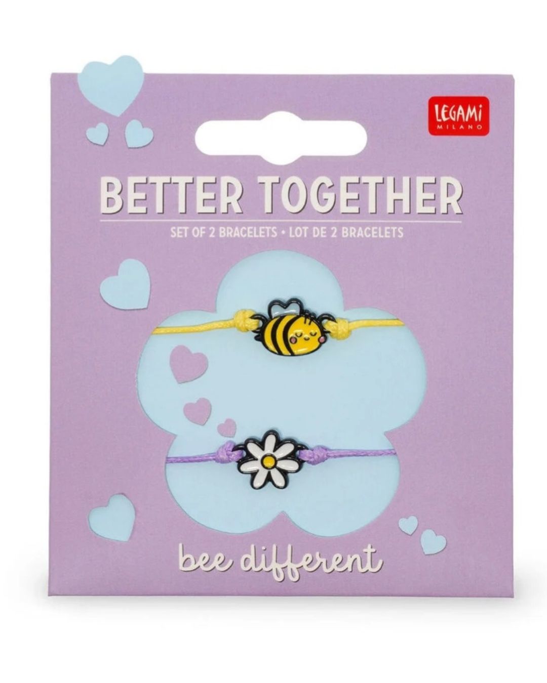 Legami Set de 2 bracelets Bee