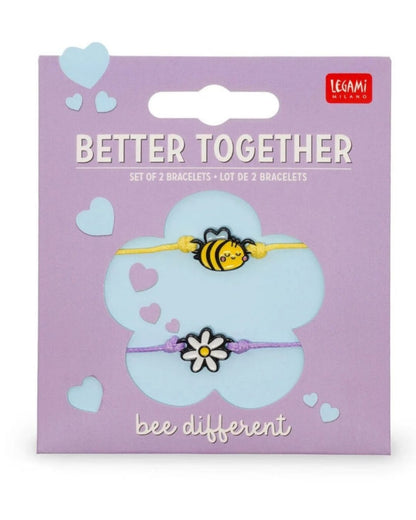 Legami Set de 2 bracelets Bee