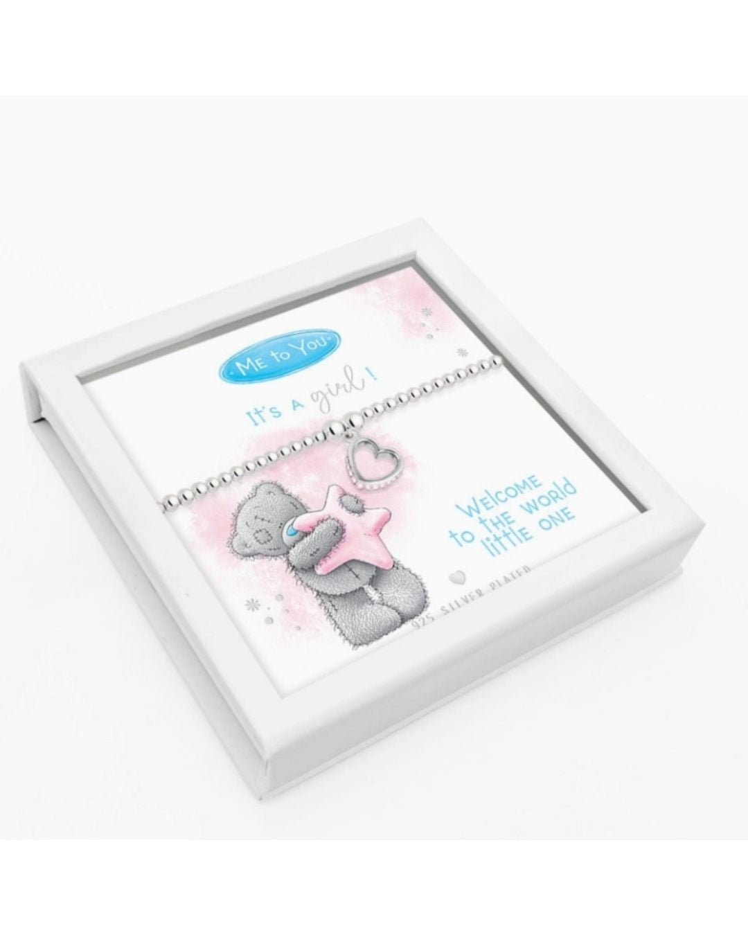 Life Charms Bracelet Me To You - " C’est une fille ! Bienvenue petit trésor "