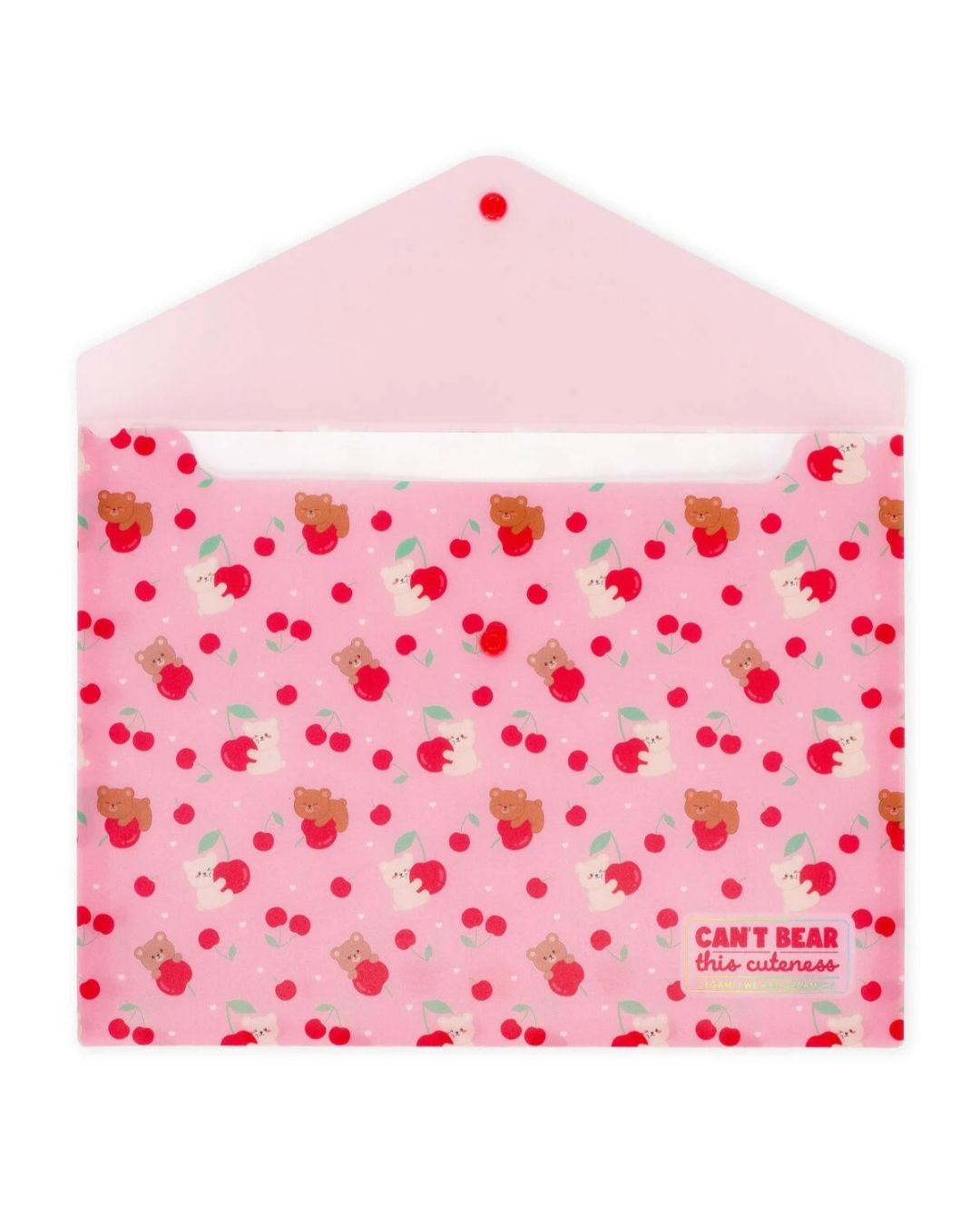 Legami Petit Porte-documents Teddy Bear Cherry Pink