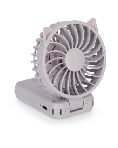 Legami Ventilateur pliable rechargeable Kitty