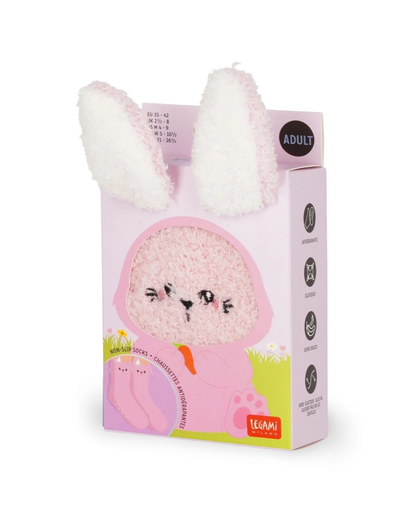 Legami Chaussettes antidérapantes adulte Lapin