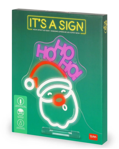 Legami Enseigne lumineuse led à effet néon Santa Claus