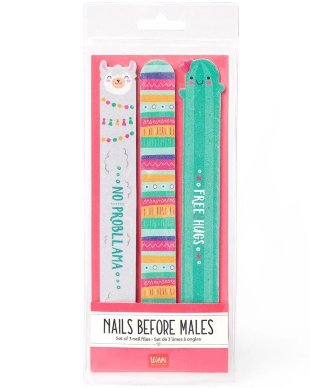 Legami Set de 3 limes à ongles Lama