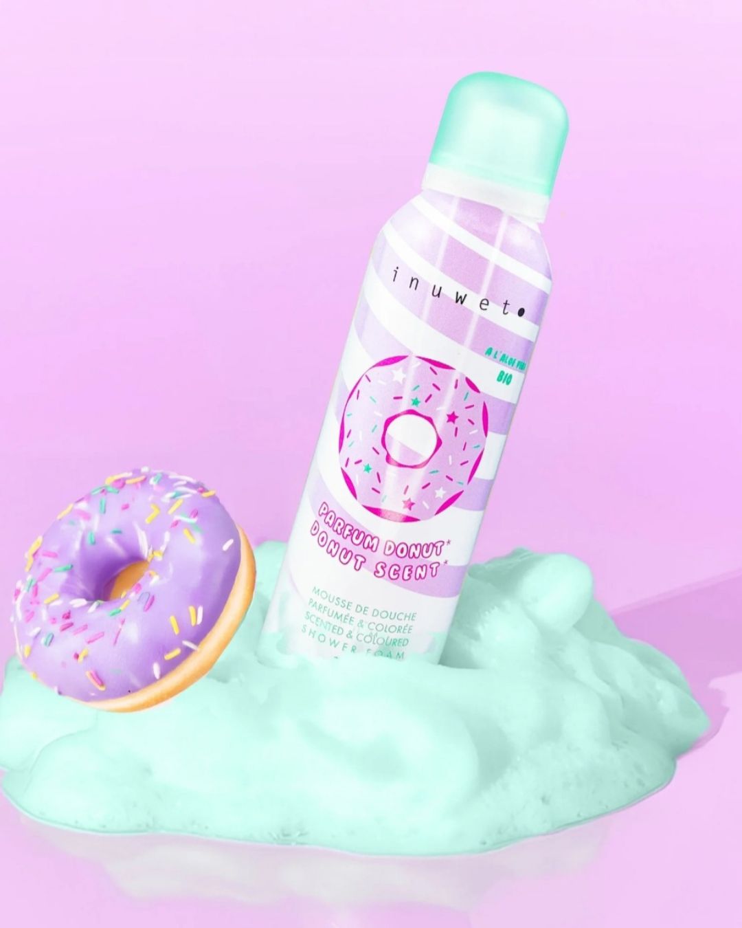 Inuwet Mousse de douche Donuts