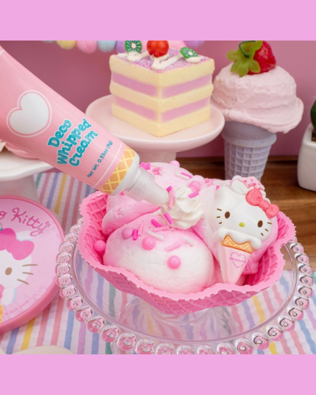 Kit de slime crème glacée Sanrio Hello Kitty