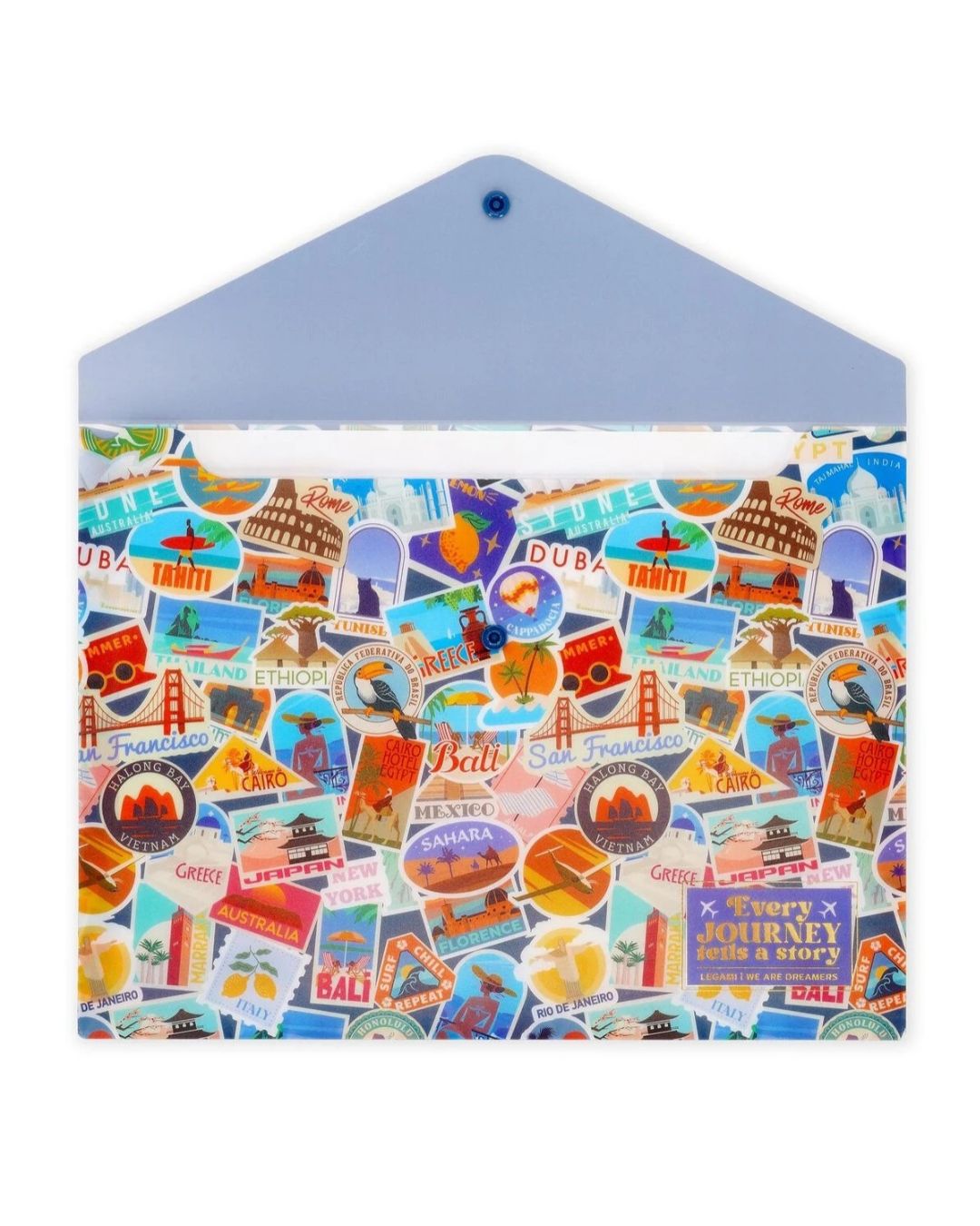 Legami Petit Porte-documents Travel Stickers