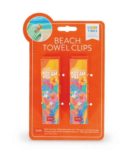 Legami Set de 2 pinces pour serviette de plage Tropicana Dream