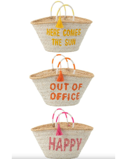 J-Line Panier de plage citation Out of Office