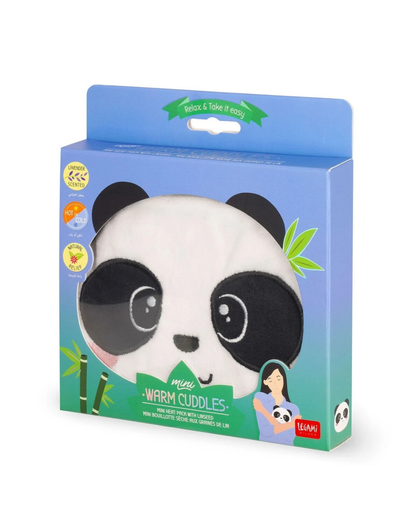 Legami Bouillotte sèche aux graines de lin Panda