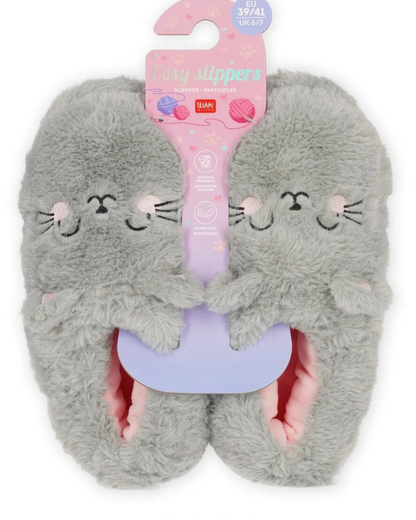 Legami Pantoufles Kitty Cosy Slippers Pointure 35-38