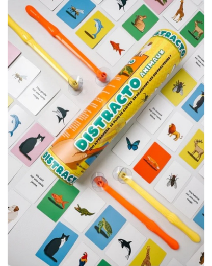 Plume et Papote Jeu Pédagogique Distracto Les Animaux