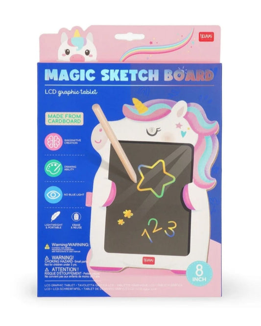 Legami Ardoise Portable LCD Unicorn Magic Sketch Board