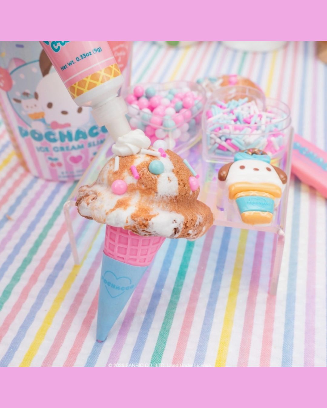 Kit de slime crème glacée Sanrio Pochacco
