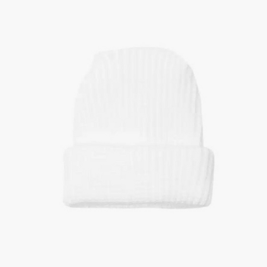 Minikane Bonnet Marius en tricot blanc