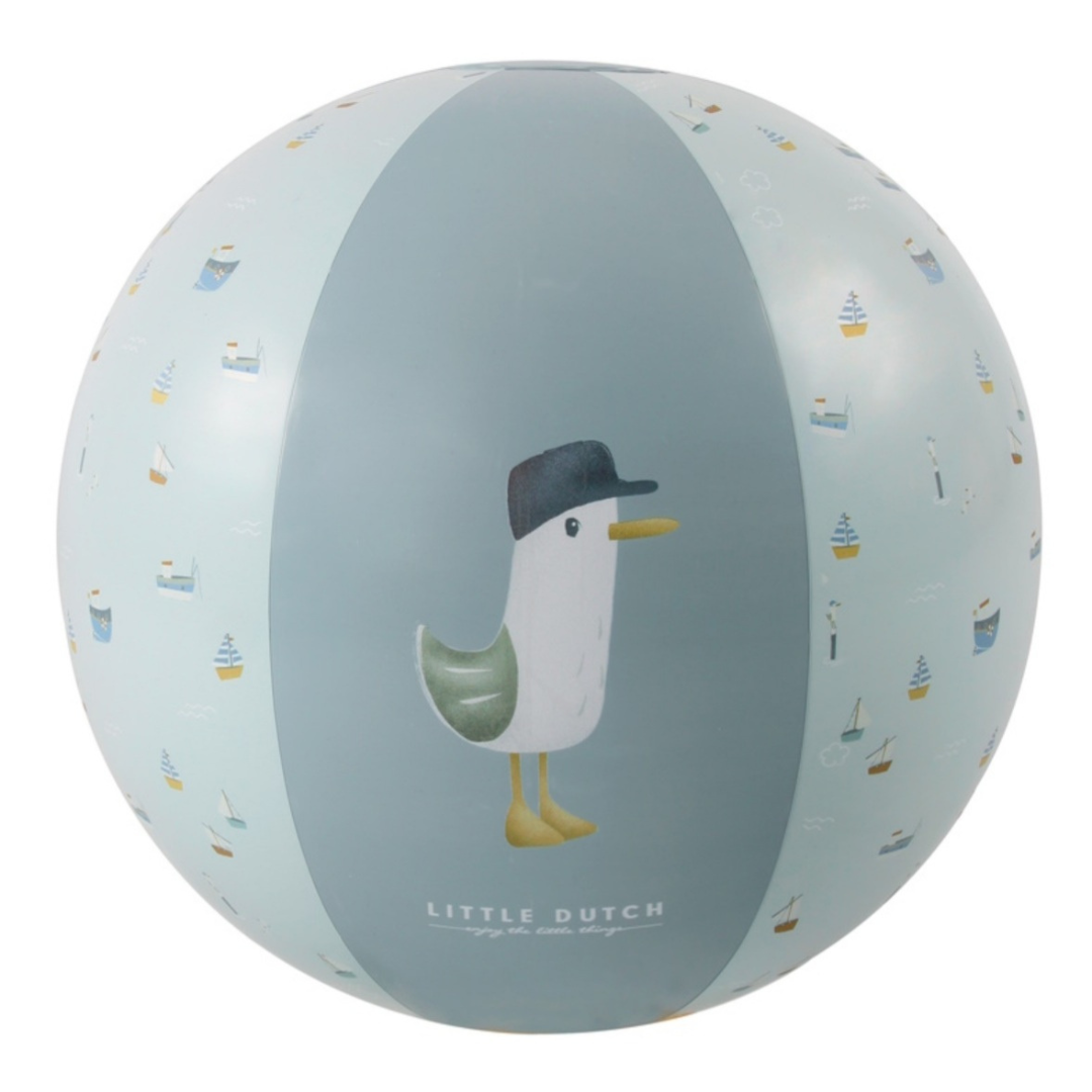 Ballon de Plage Bleu Little Dutch