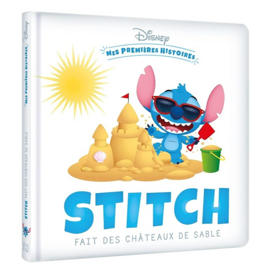 Livre Mes premières histoires Disney - Stitch fait des châteaux de sable