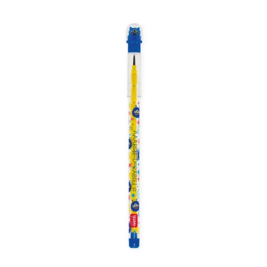 Legami Crayon empilable avec gomme- Take a Tip - Monster