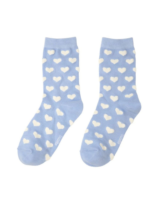 Coucou Suzette Chaussettes Coeur Blanc