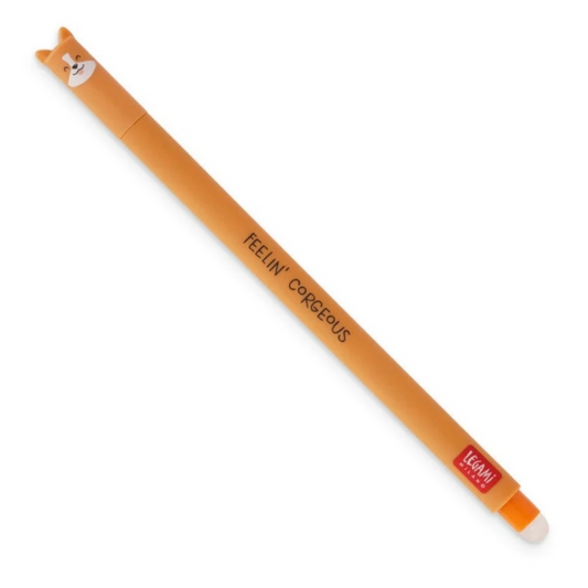 Legami Stylo à encre gel effaçable Corgi