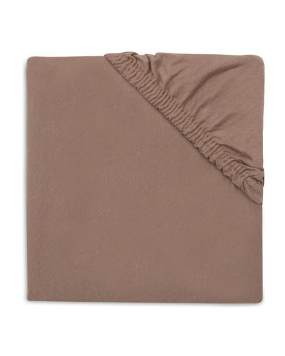Jollein Drap-housse Jersey 60 x 120cm Milky Coffee