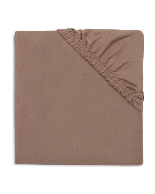 Jollein Drap-housse Jersey 60 x 120cm Milky Coffee