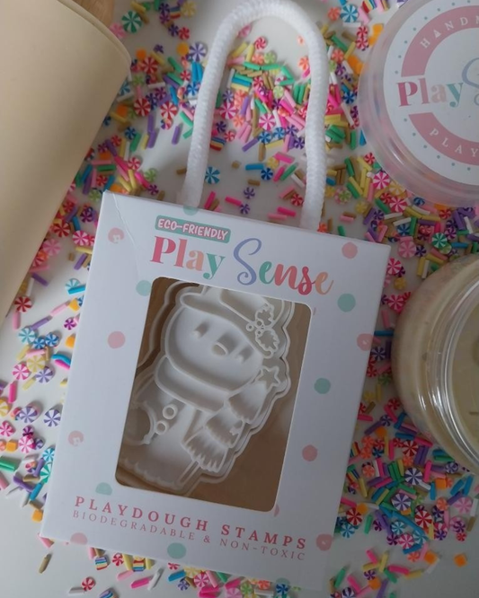 Play Sense Tampon pâte à modeler Bonhomme de neige