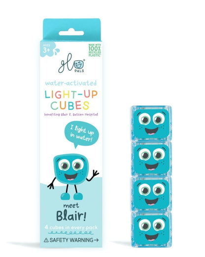 Glo Pals Set de 4 cubes lumineux Blair bleu