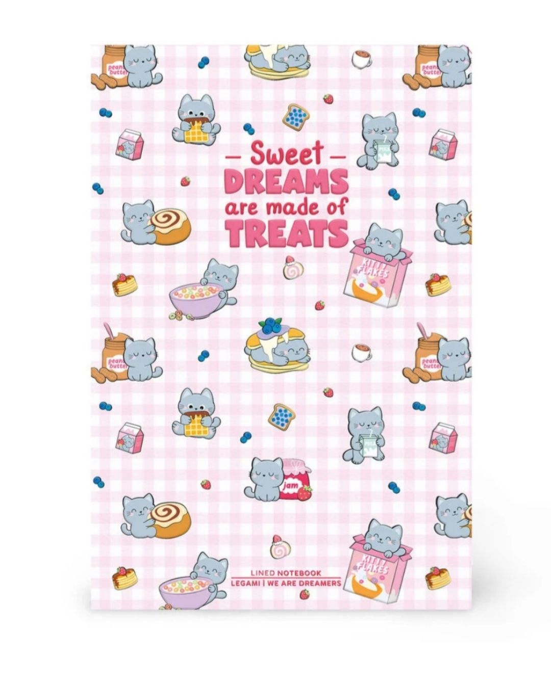 Legami Cahier ligné A5 couverture rigide illustrée Kitty