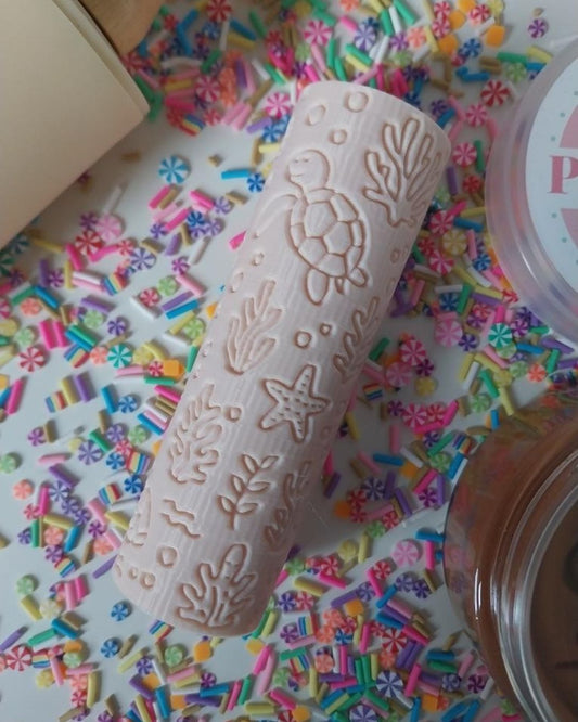 Play Sense Rouleau Texturé Univers Marin pour pâte à modeler