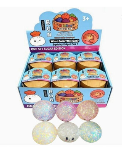 Squishy Dumpling paillettes coeurs
