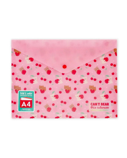 Legami Petit Porte-documents Teddy Bear Cherry Pink